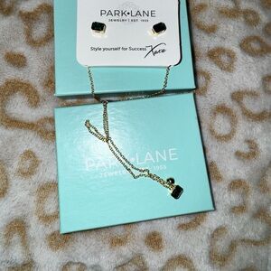 Park Lane Gold and Green Jewelry Set